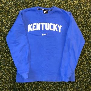 Men’s Nike UK (University of Kentucky) blue sweatshirt